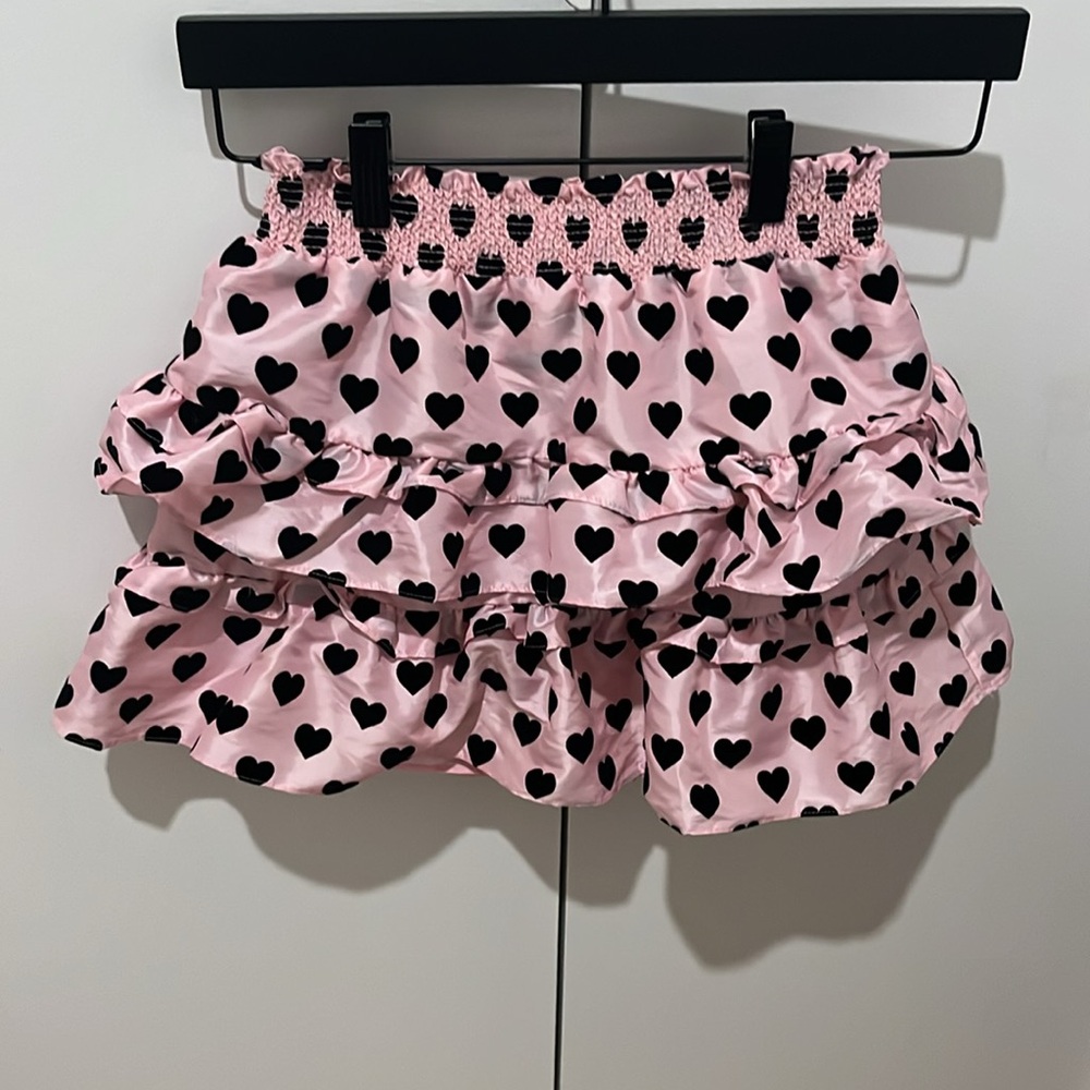 LoveShackFancy kids heart skirt